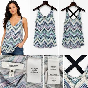 Maurices Size Small Navy Blue Tank Top